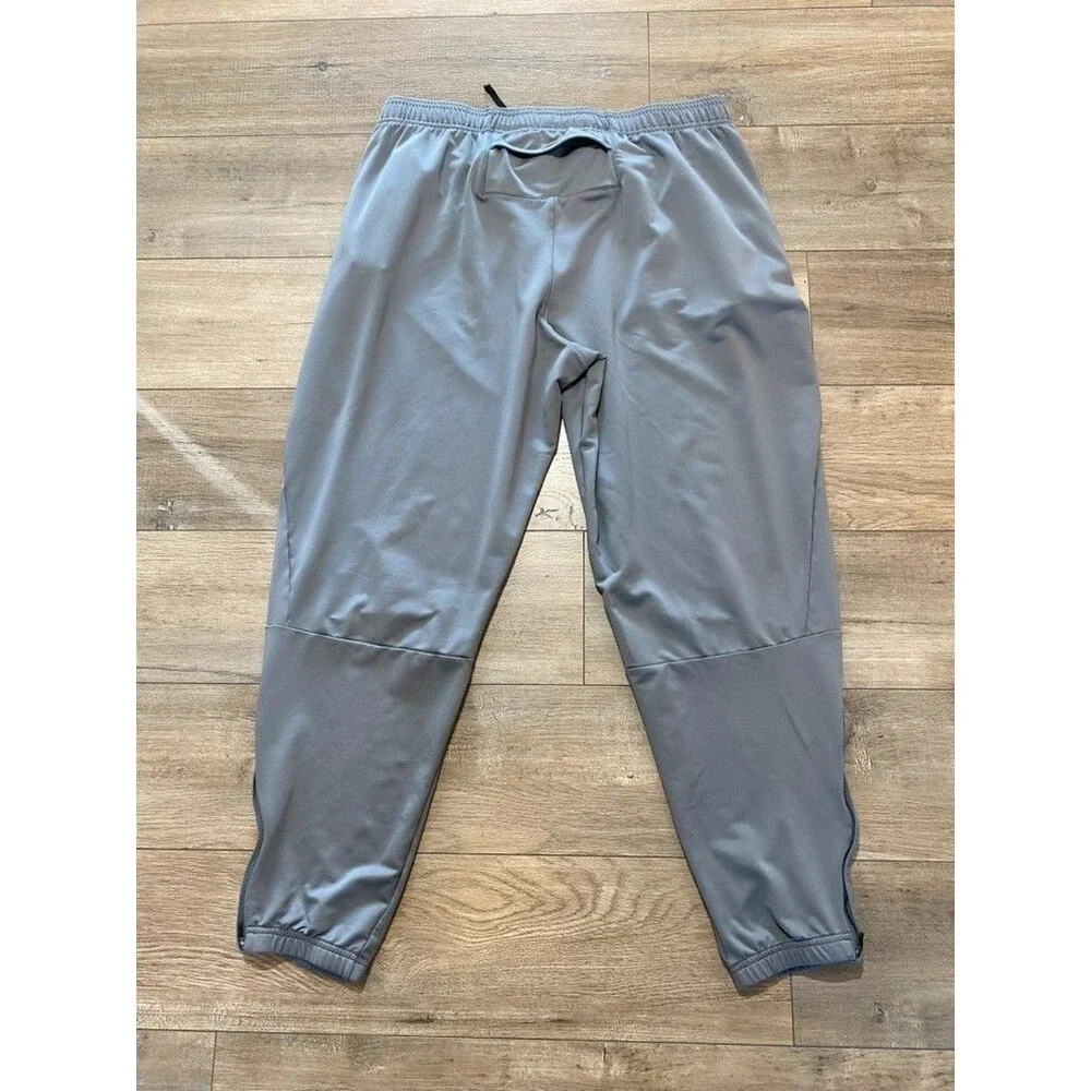Nike Dri-FIT Challenger Men XL Grey Tapered Running Pants DB4107-084 Joggers
